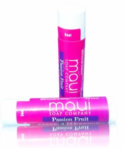 Passion Fruit Tropical Hawaiian Lip Balm with SPF15, Coconut & Beeswax, plus Shea Butter