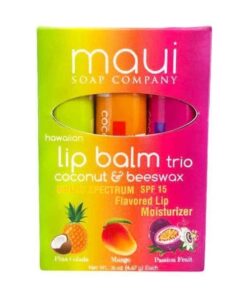 hawaiian lip balm tropical fruit lips moisturizer cocout mango balm tube oz