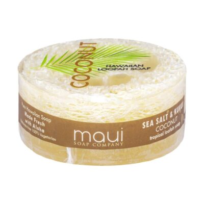 Coconut exfoliating loofah soap, 4.75 oz, Maui Soap Company