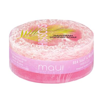 Hibiscus exfoliating loofah soap, 4.75 oz, Maui Soap Company