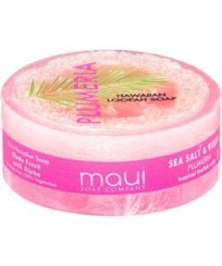 Plumeria exfoliating loofah soap, 4.75 oz, Maui Soap Company