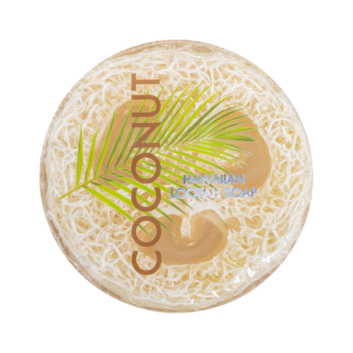 Coconut Loofah Soap w/ Sea Salt & Kukui Oil